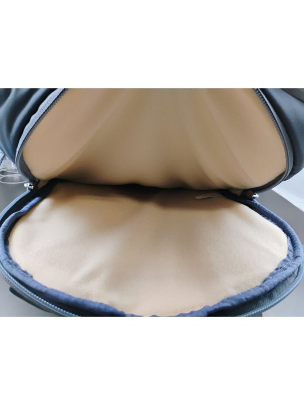 All In Motion Lightweight Blue Backpack With Gold Interior - Picture 9 of 10